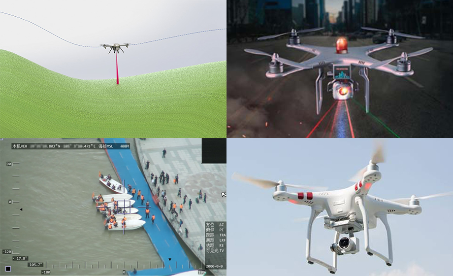 雷達傳感器無人機定高/輔助降落周界安防監(jiān)控